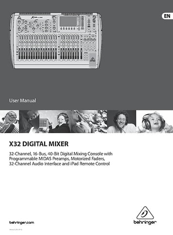 behringer x32 digital snake manual